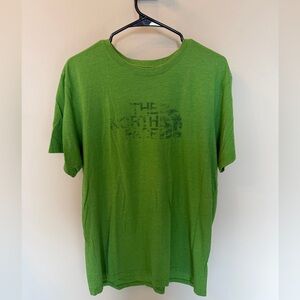 The North Face Lime Green Logo Short Sleeve Tee